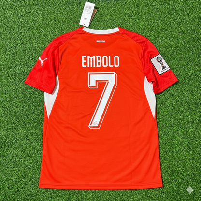 Breel Embolo 7 - Schweiz 2026 WM Trikot