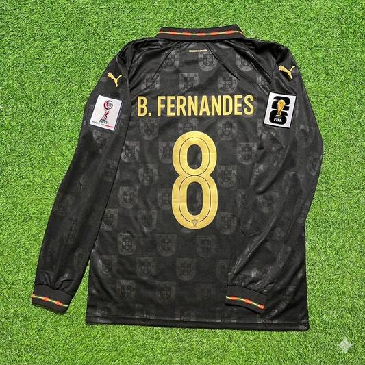 Bruno Fernandes Portugal WM 2026 Heimtrikot Langarm