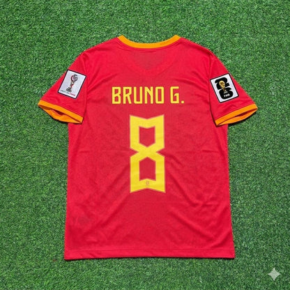 Bruno Guimarães 8# Brazil 2026 World Cup Red Jersey Trikot