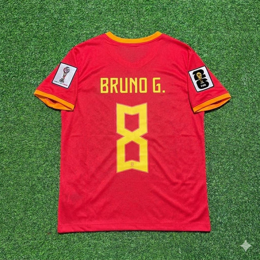 Bruno Guimarães 8# Brasilien 2026 Weltmeisterschaft Rotes Trikot