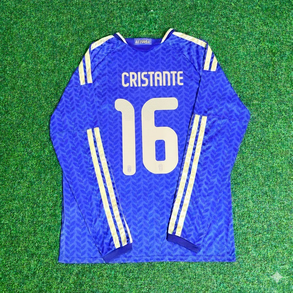 Bryan Cristante 16- Italy 2026 World Cup Long Sleeve Football Jersey