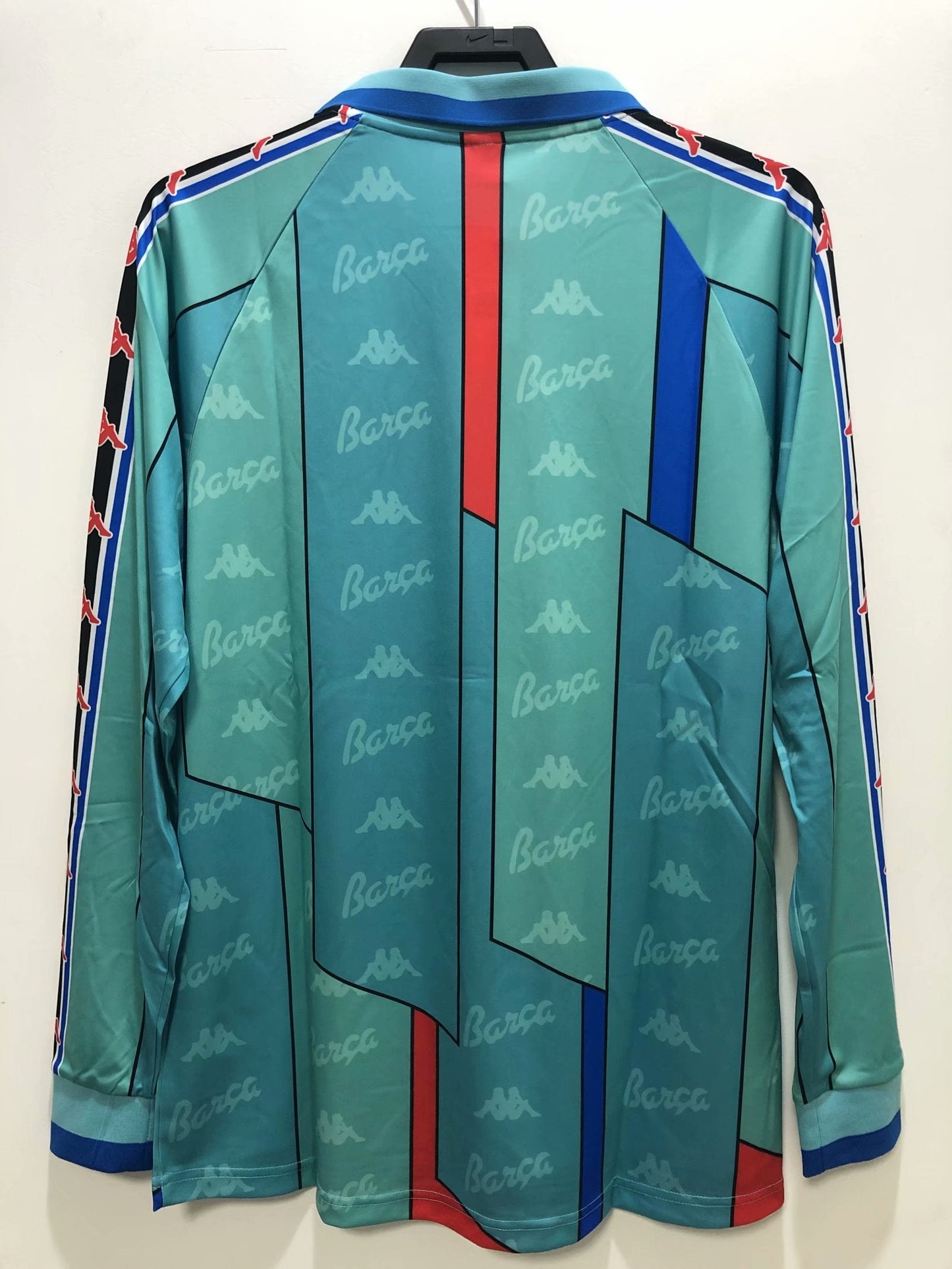 Barcelona 1996 1997 Retro Langarm Trikot Fußballtrikot