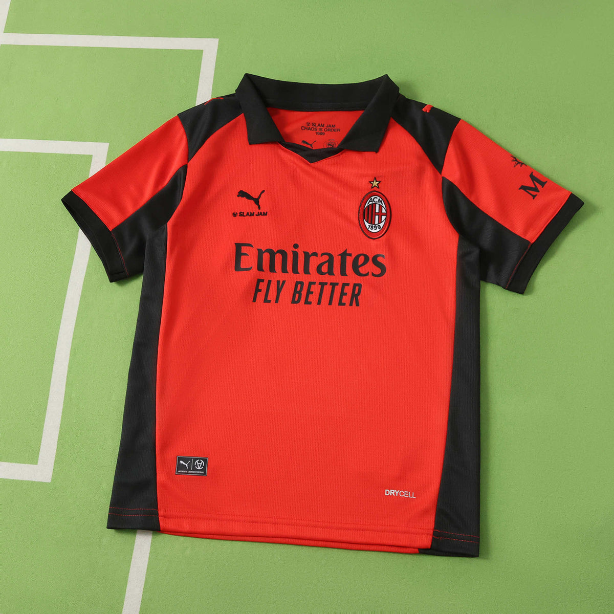 A.C. Milan 2026-2027 Season Fifth Kids Football Jersey Trikot Maillot