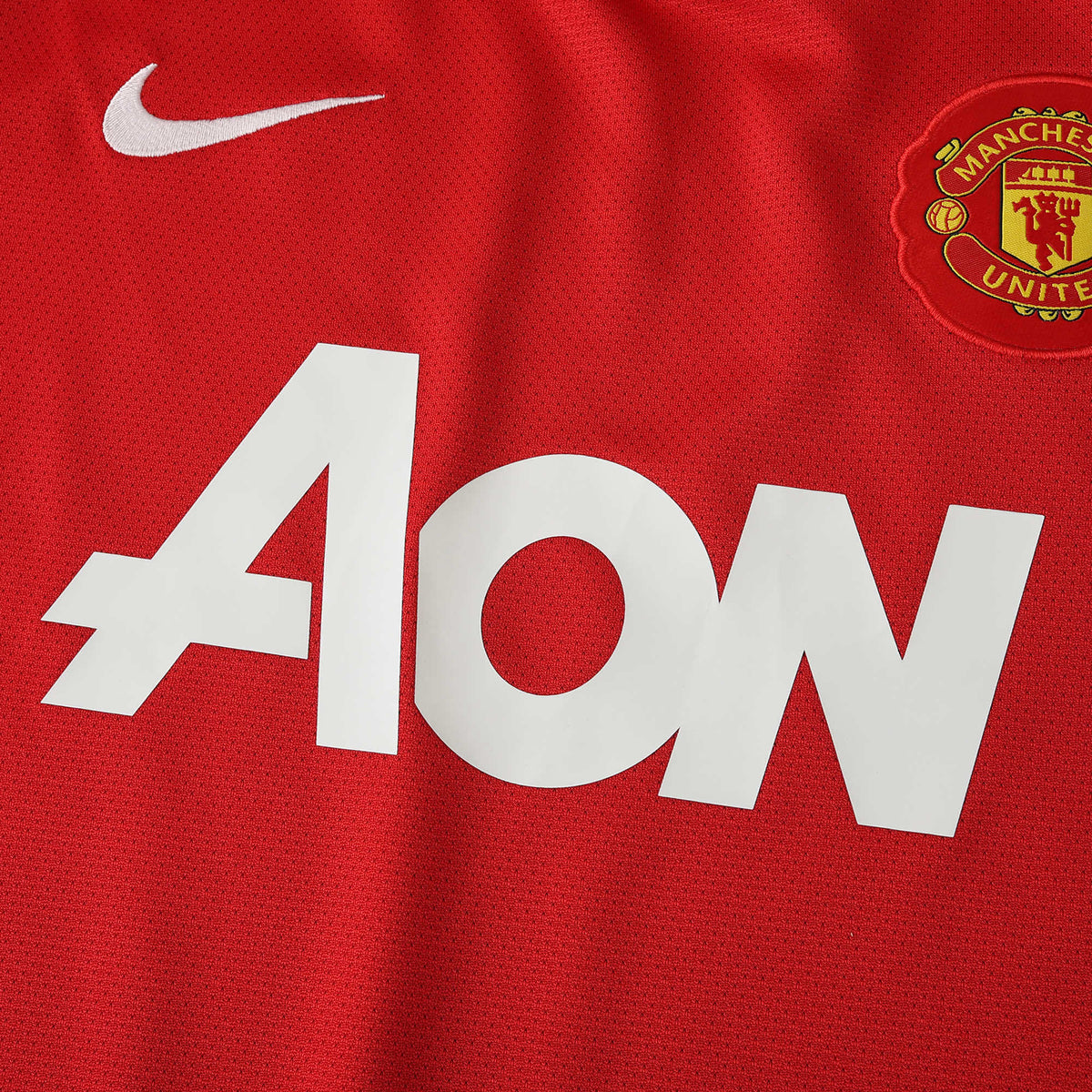 Manchester United F.C. 2010-2011 Season Home Red Retro Football Jersey Trikot Maillot
