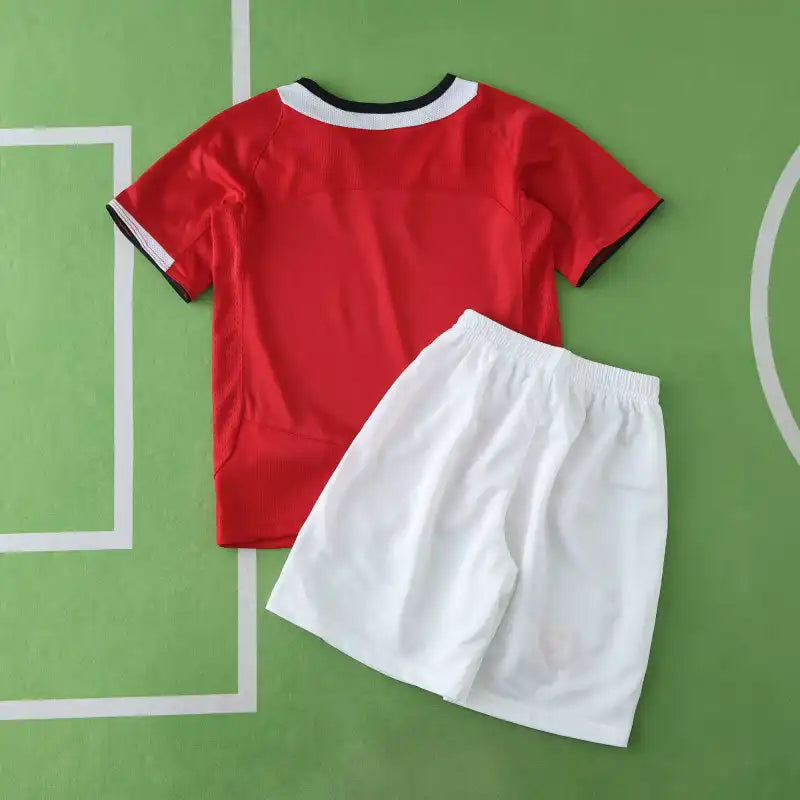 Manchester United 2005/06 Maillot Rétro Domicile Enfant