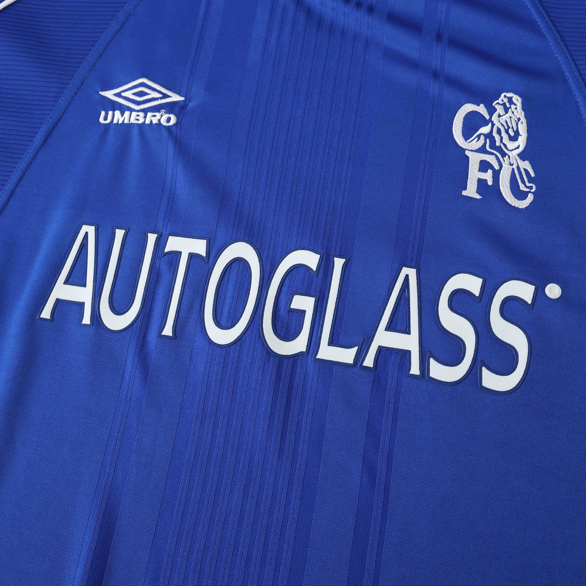 Chelsea 1999-2001 Season Home Blue Retro  Football Jersey Trikot Maillot