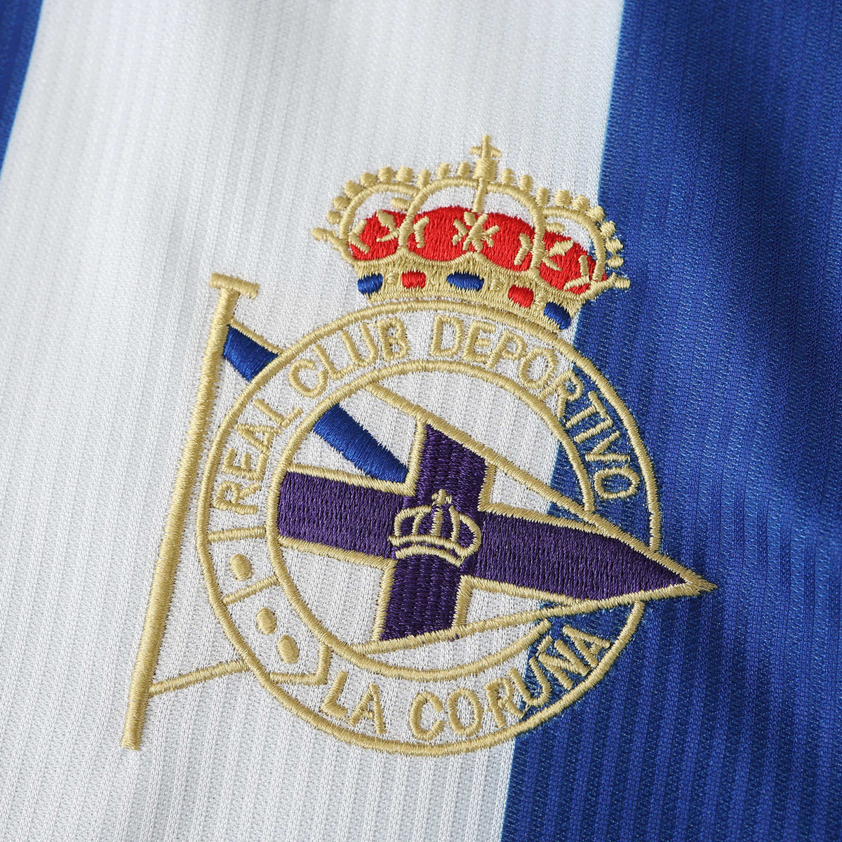 Real Club Deportivo 1999-2000 Season Home Retro Football Jersey Trikot Maillot