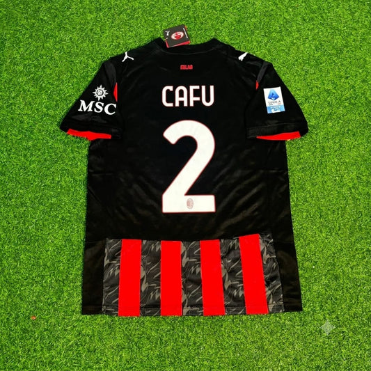 Camiseta retro de leyenda de fútbol Cafu AC Milan Trikot Maillot