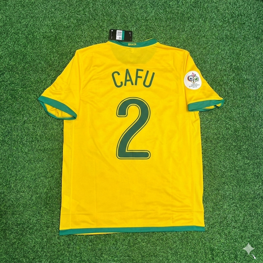Cafu #2 Brazil 2006 World Cup Jersey Trikot