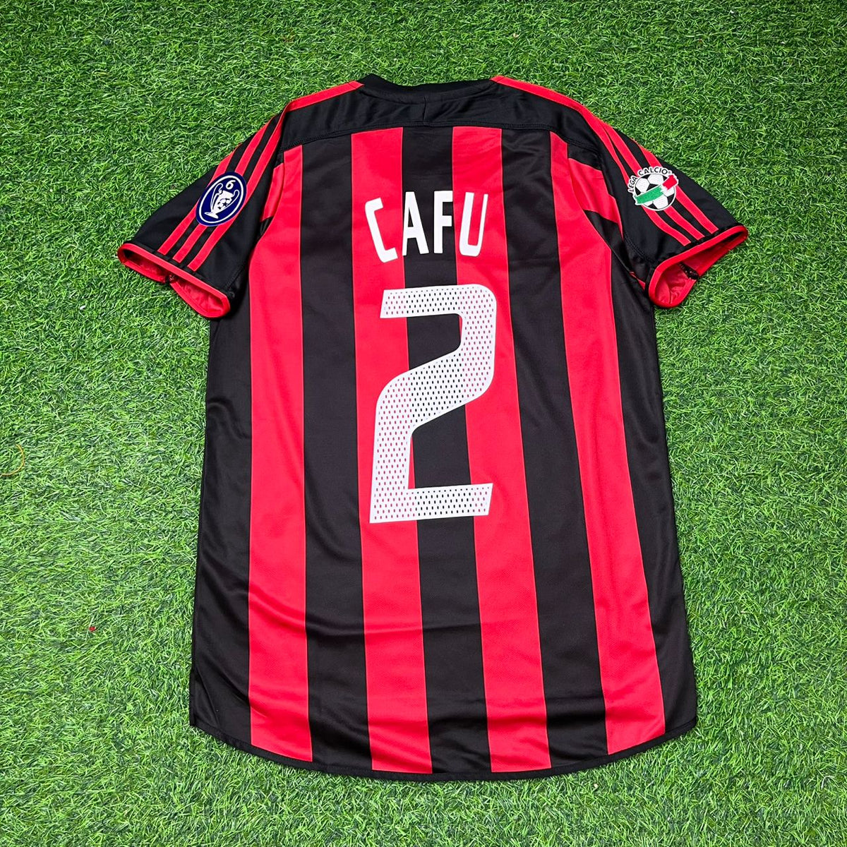Camiseta de fútbol retro local del AC Milan 2003/04 – Cafu