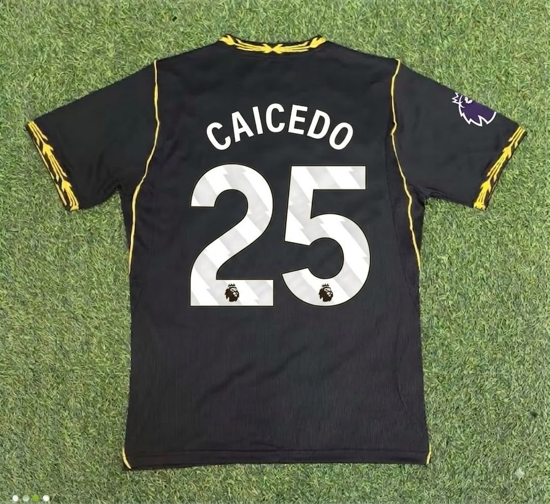 Moises Caicedo Chelsea Auswärtstrikot 2027 Neue Saison Fußballtrikot Set