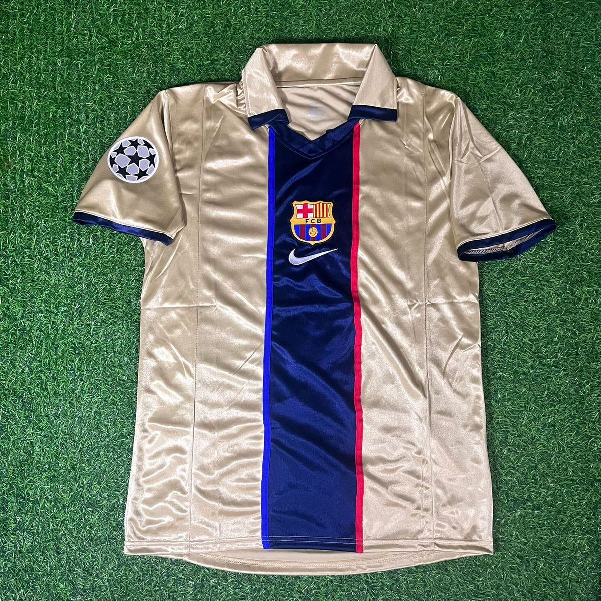 Carles Puyol – FC Barcelona 2001-2002 Retro Jersey – | Trikot | Maillot | Maglia Soccer Shirt