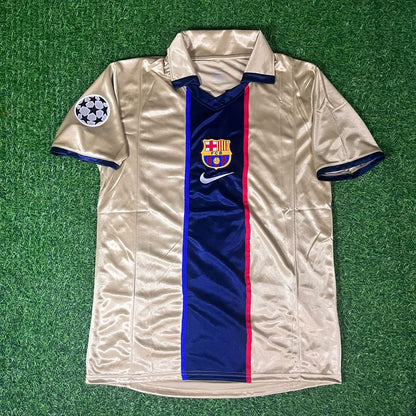 Carles Puyol – FC Barcelona 2001-2002 Retro Jersey – | Trikot | Maillot | Maglia Soccer Shirt