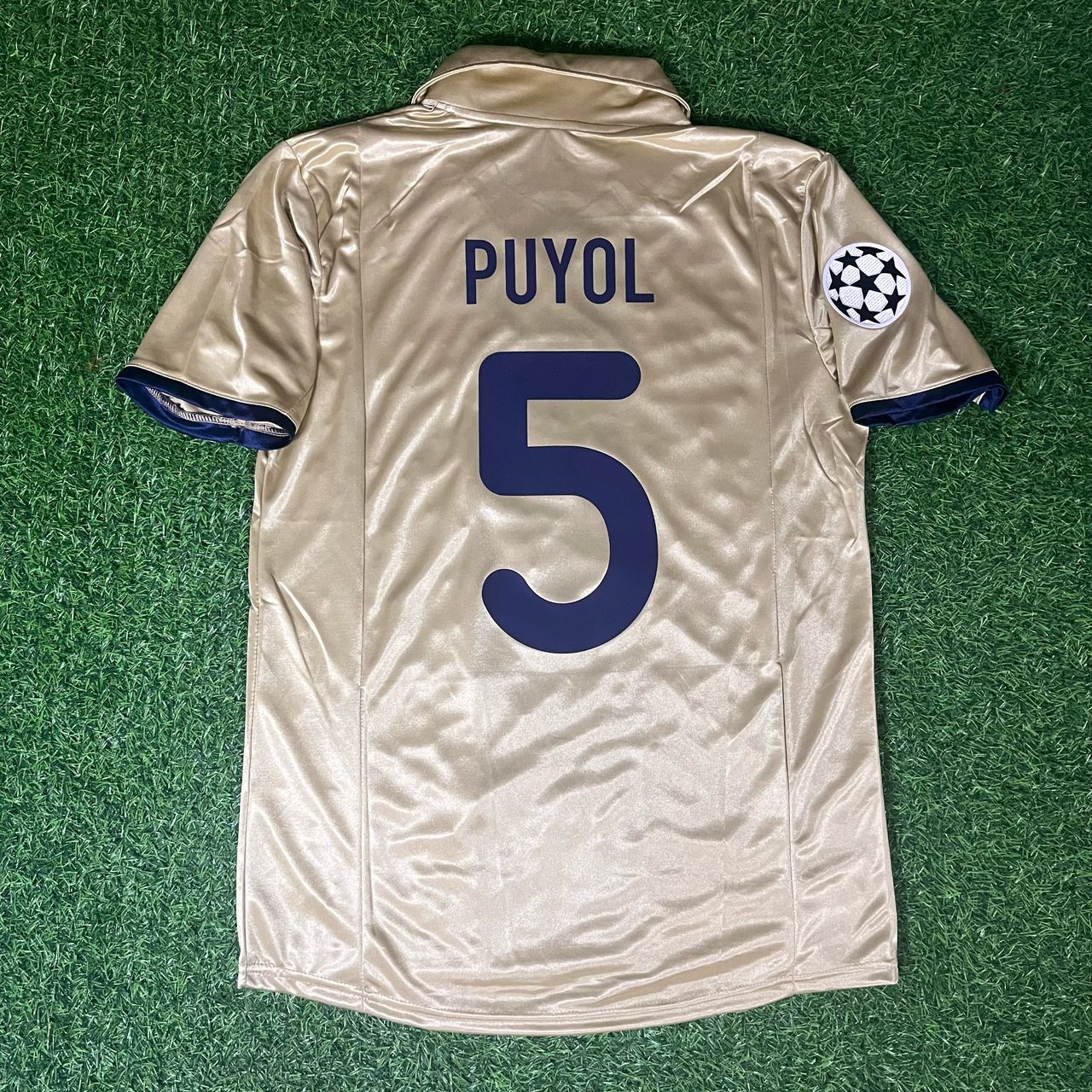 Carles Puyol – FC Barcelona 2001-2002 Retro Jersey – | Trikot | Maillot | Maglia Soccer Shirt