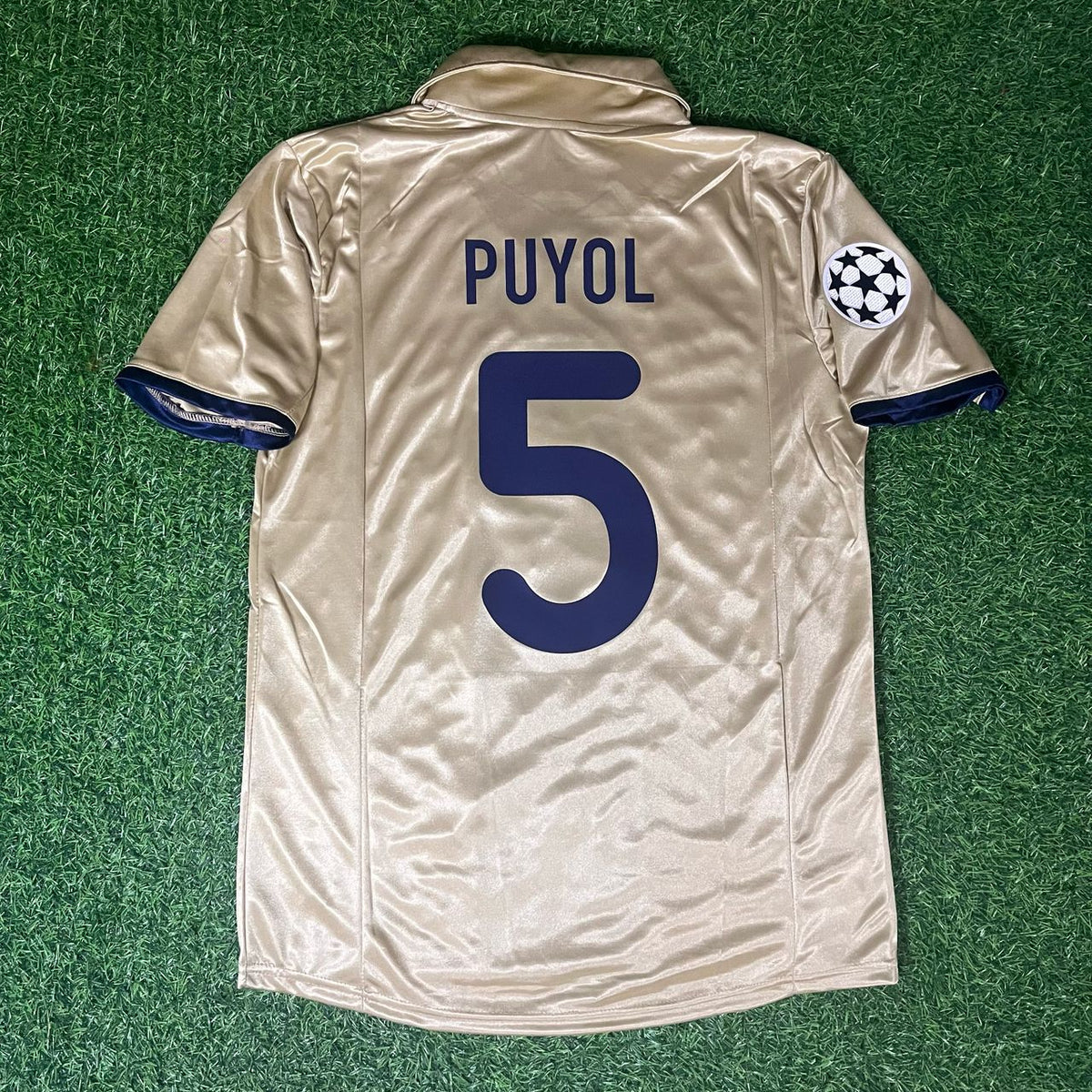 Carles Puyol – FC Barcelona 2001-2002 Retro Jersey – | Trikot | Maillot | Maglia Soccer Shirt