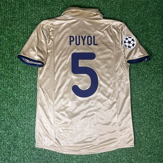 Carles Puyol – FC Barcelona 2001-2002 Retro Jersey – | Trikot | Maillot | Maglia Soccer Shirt