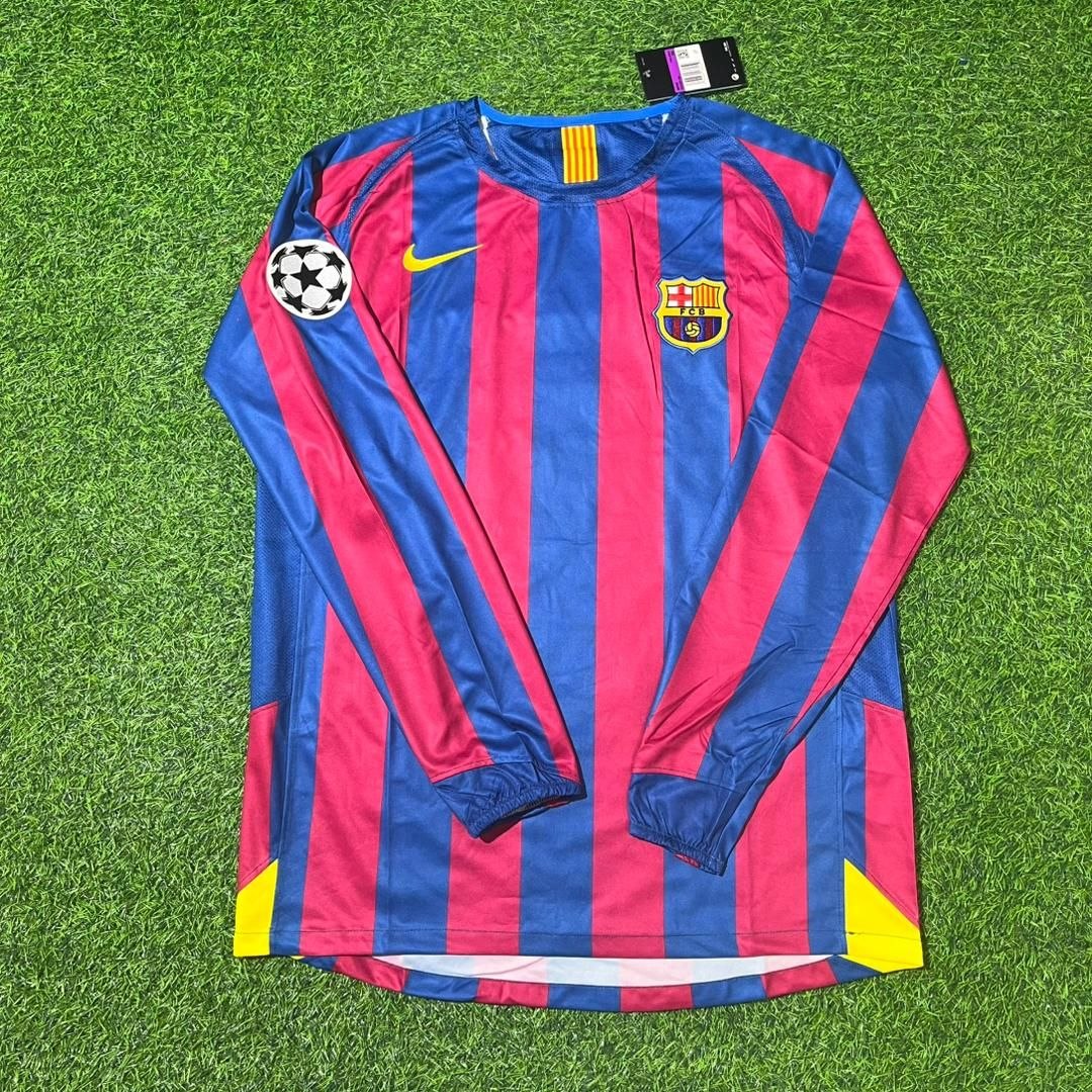 Maillot de football rétro Lionel Messi Barcelone