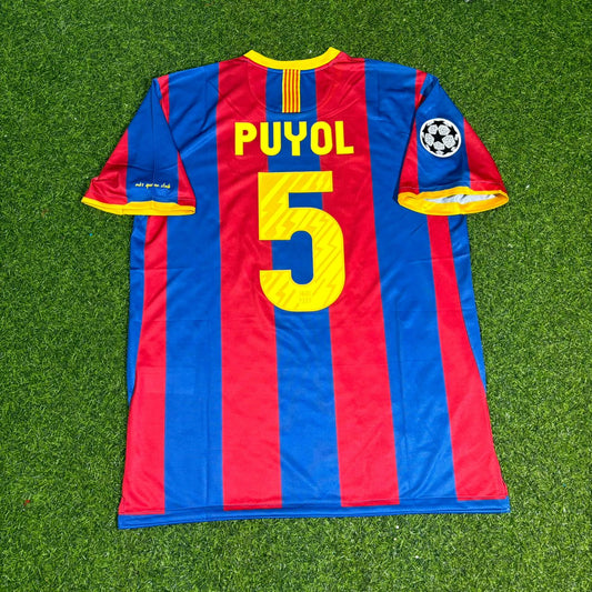 Camiseta de fútbol Carles Puyol Barcelona 2010 2011