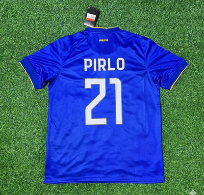 Andrea Pirlo Juventus 2014/15 Retro Blue Football Jersey Kit