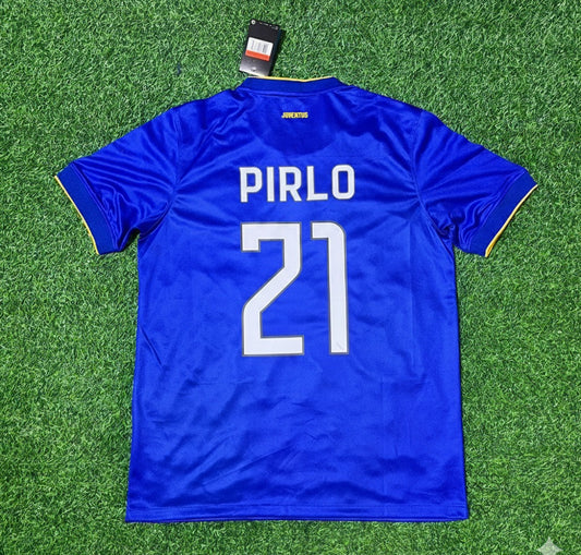 Andrea Pirlo Juventus 2014/15 Equipación de fútbol retro azul