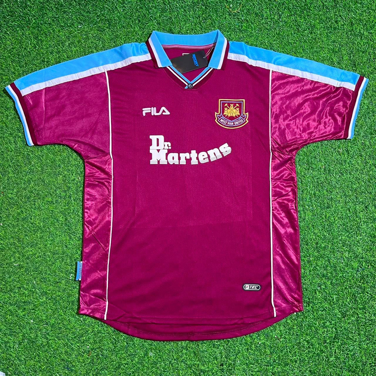 Carlos Tevez #32 West Ham United Heim Retro Fußballtrikot