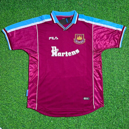 Carlos Tevez #32 West Ham United Heim Retro Fußballtrikot