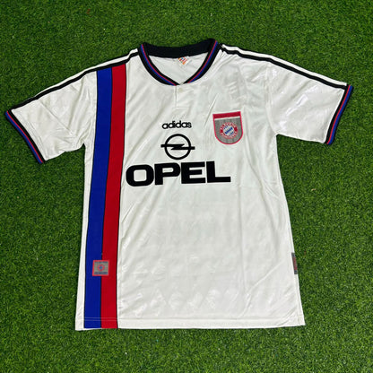 Bayern Munich 1997/98 Away White Retro Football Jersey – Carsten Jancker