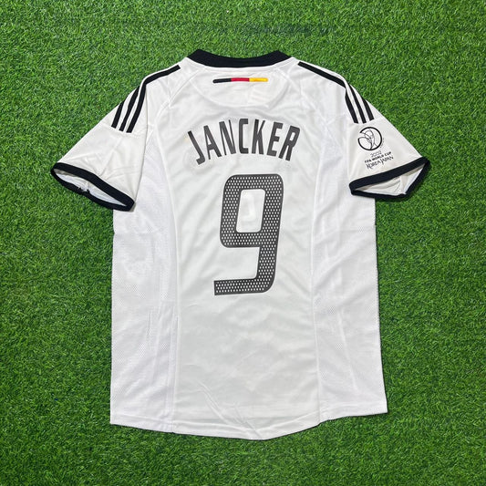 Germany 2002 World Cup White Retro Football Jersey – Carsten Jancker