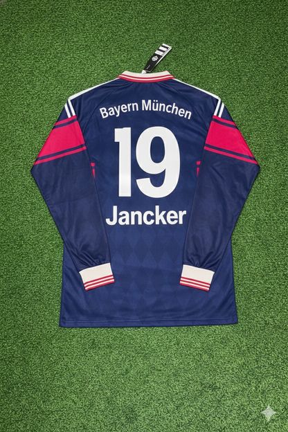 Bayern Munich 1997/98 Long Sleeve Home Retro Jersey – Carsten Jancker