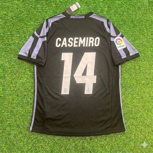 Casemiro 14- Real Madrid 2016 Black Retro Football Jersey