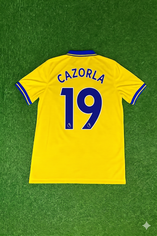 Santi Cazorla – Maillot rétro jaune Arsenal 2013/2014