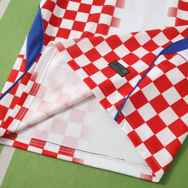 Kroatien 2026 WM Kinder Fußball Trikot Set Weiß
