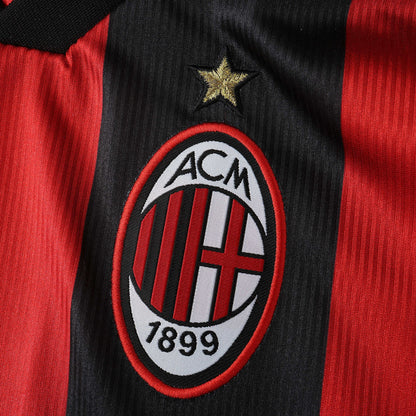 A.C Milan 1998-1999 Season Home Retro Football Jersey Trikot Maillot