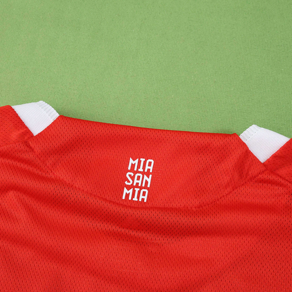 F.C Bayern München 2025-2026 Season Home Long Sleeve Football Jersey Trikot Maillot