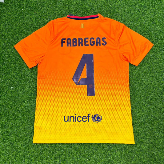 Cesc Fabregas 4 – Barcelone 2012–2013 Maillot Rétro Orange – | Trikot | Maillot de Football