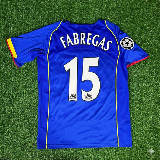 Cesc Fabregas Arsenal 2004-05 Blaues Retro-Trikot