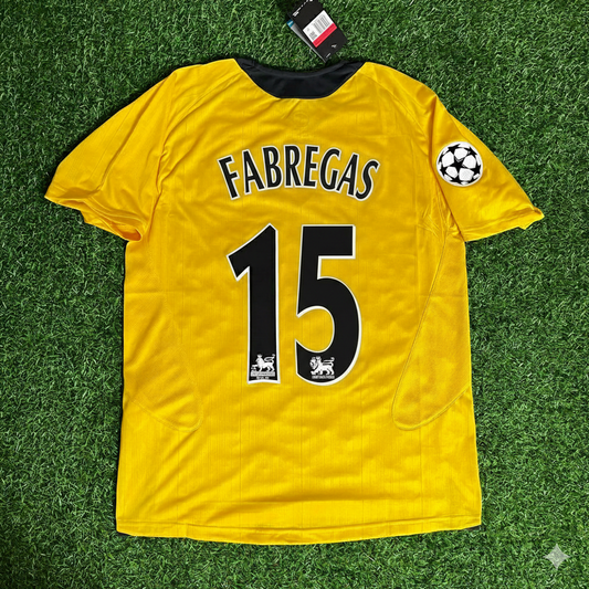 Cesc Fàbregas 15 - Arsenal 2005/06 Gelbes Retro-Trikot
