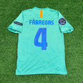 Cesc Fabregas Barcelona 2011 Auswärts-Retro-Fußballtrikot-Set
