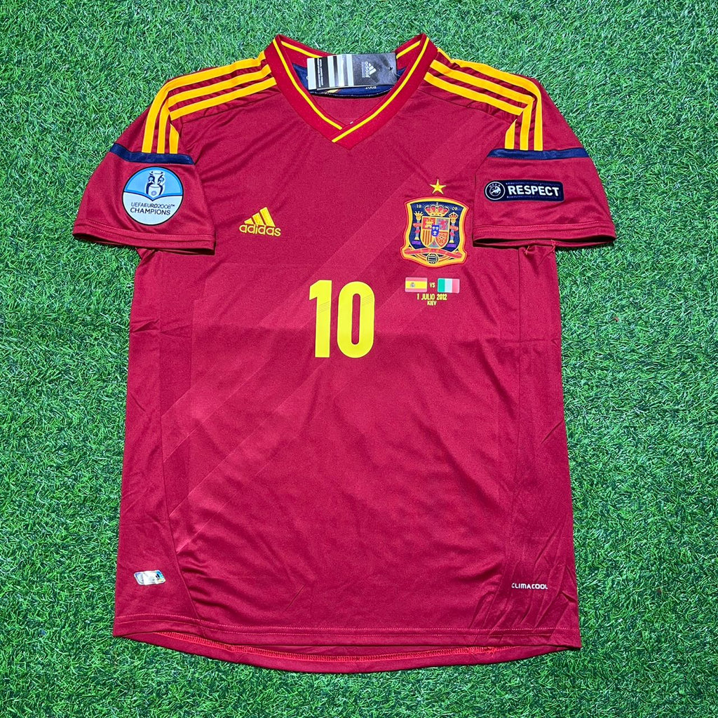 Cesc Fàbregas Spanien EM 2012 Finale Retro Fußball Trikot Set