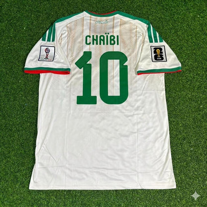 Fares Chaibi Algerien WM 2026 Weißes Fußballtrikot