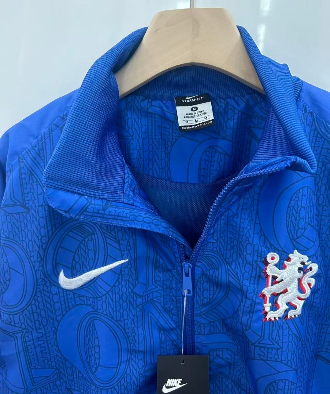 Chelsea Blue Windbreaker Jacket