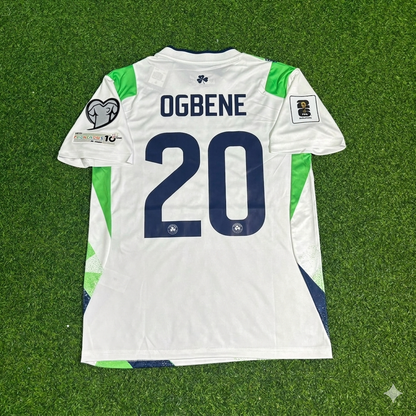 Chiedozie Ogbene #20 Irland WM-Qualifikation 2026 Grün Weiß Neues Trikot