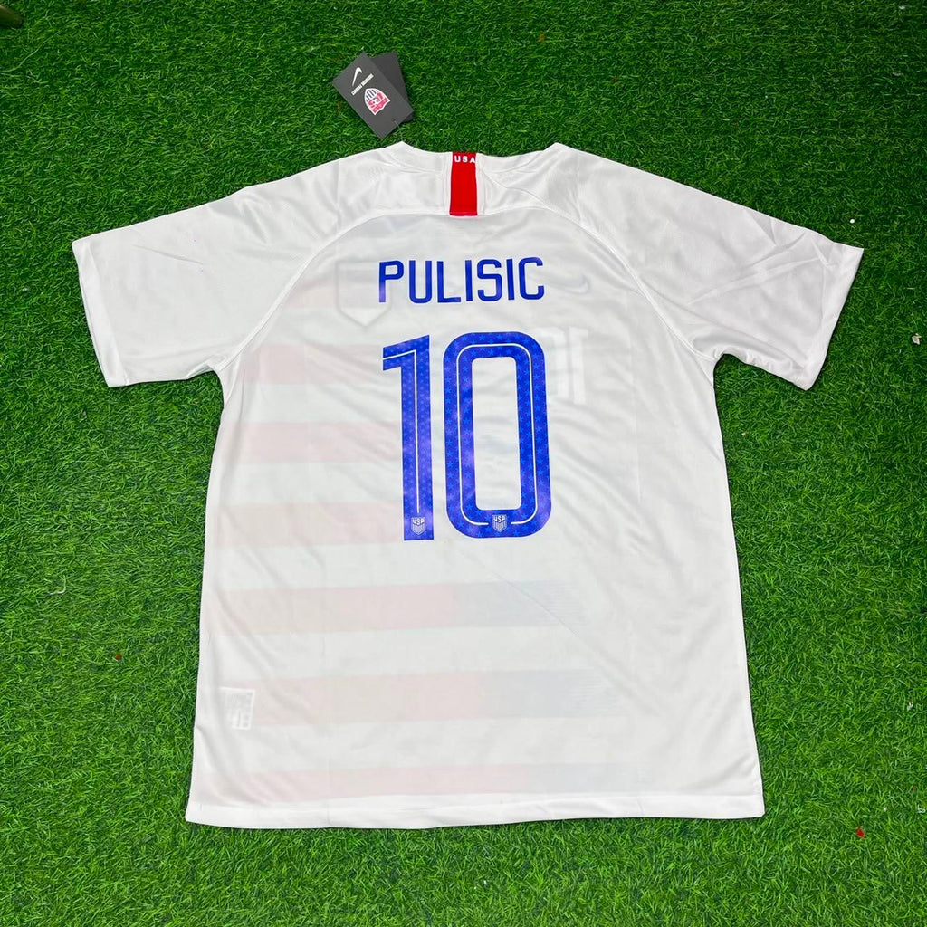 Christian Pulisic USA Saison 2018/2019 Weißes Fußballtrikot-Set
