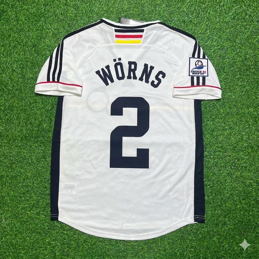 Germany 1998 World Cup Retro Football Jersey – Christian Worns