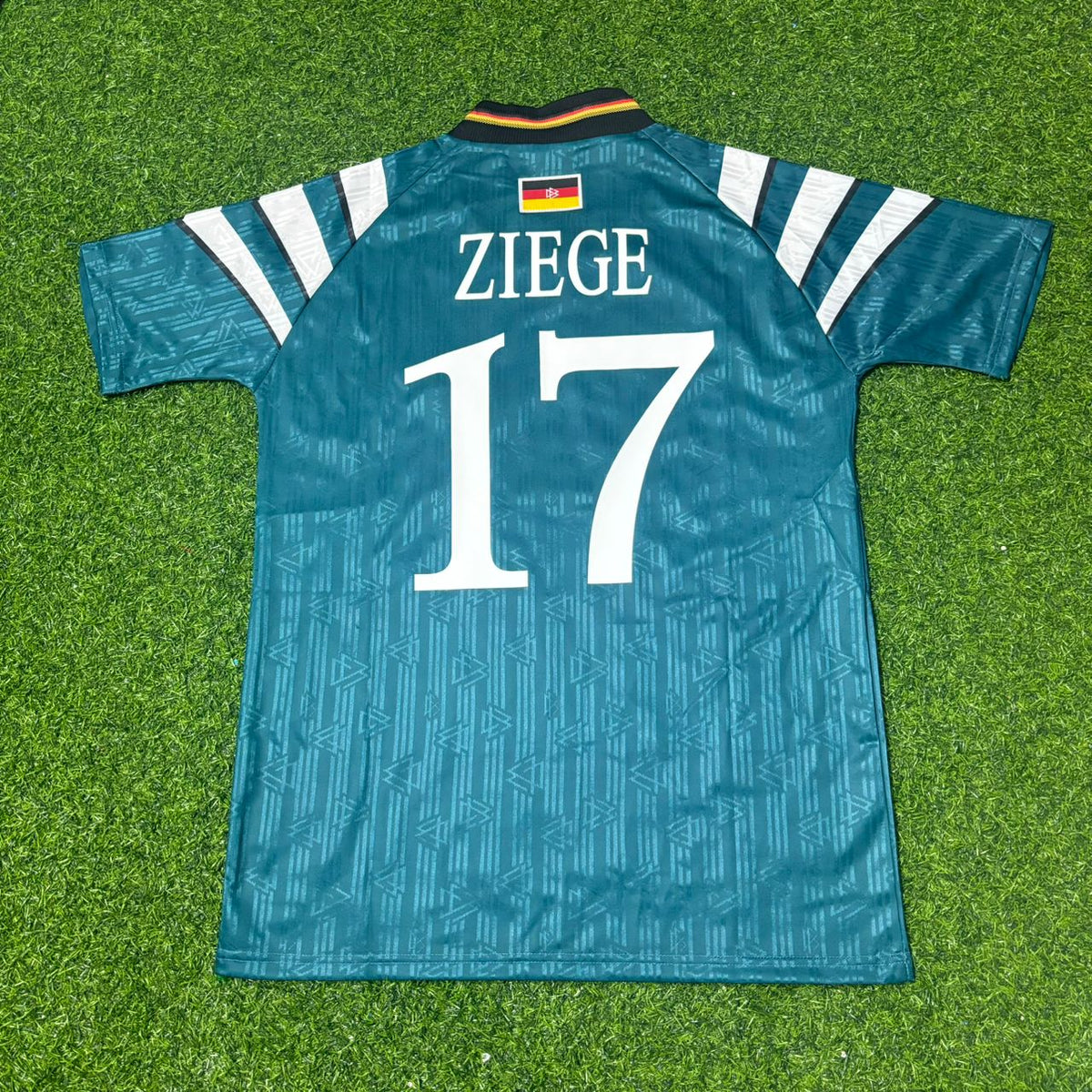 Deutschland 1996 EURO Retro-Fußballtrikot – Christian Ziege