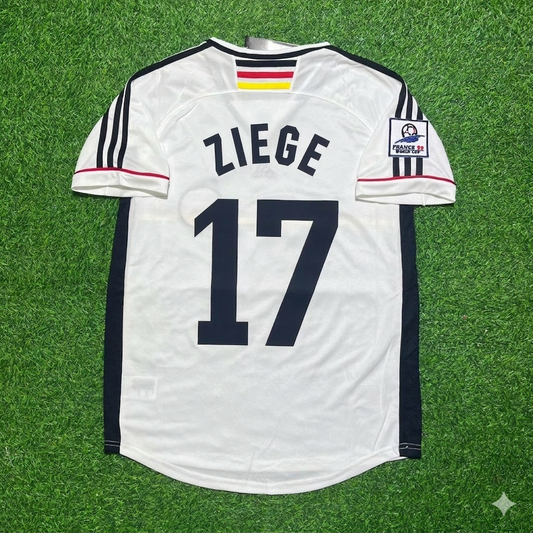 Germany 1998 World Cup Retro Football Jersey – Christian Ziege