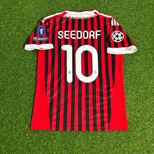 Clarence Seedorf 10 - AC Mailand Heim Retro Trikot 2011/12 Fußballtrikot