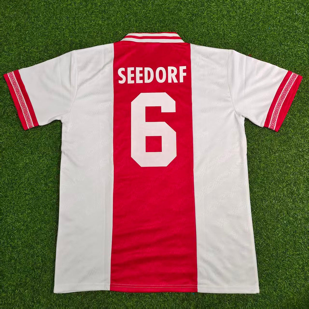 Clarence Seedorf #6 Ajax 1994-1995 Heim-Retro-Fußballtrikot