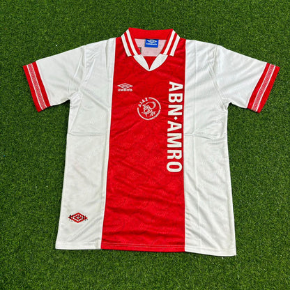 Clarence Seedorf Ajax Retro Golden Printing Jersey Trikot Soccer Shirt