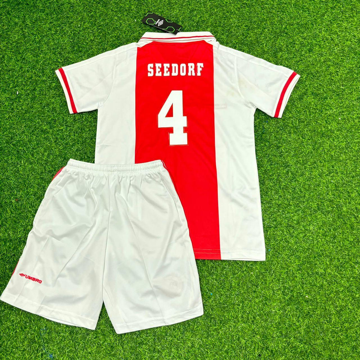Clarence Seedorf Ajax Retro Fußballtrikot Weiß